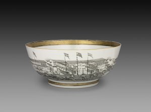Punch Bowl, cca 1800 od Chinese School