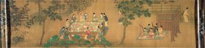 Učenci“ Shromáždění v bambusové zahradě od Chinese School