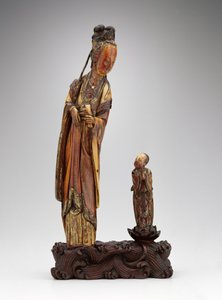 Stálá skupina He Xiangu a doprovod, dynastie Ming, 1580-1644