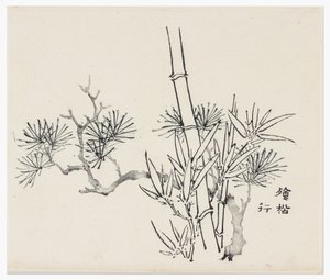Řada Deset bambusů, 18. století od Chinese School