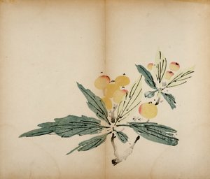 Ten Bamboo Studio Prints, 1643 (dřevěný blok) od Chinese School