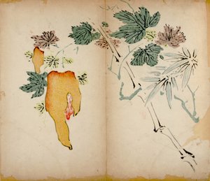 Ten Bamboo Studio Prints, 1643 (dřevěný blok) od Chinese School