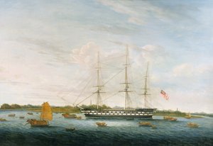 Ctihodné východoindické společnosti hrabě z Balcarras v Kantonu, 1816 od Chinese School