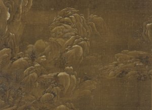 Zimní krajina, dynastie Ming nebo Qing, 15.-18. století