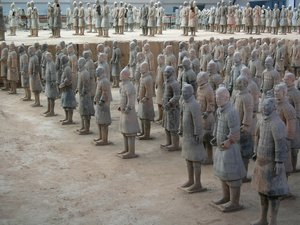 Muzeum Xian, terakotoví válečníci z hrobky císaře Shi Huangdi od Chinese School