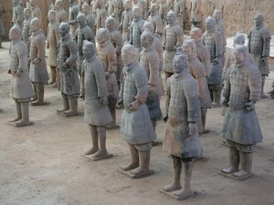 Muzeum Xian, terakotoví válečníci z hrobky císaře Shi Huangdi od Chinese School