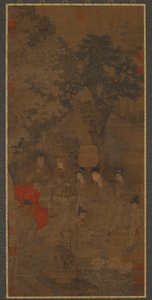 Xin Pi Tugging the Emperors Robe, Yuan nebo raná dynastie Ming