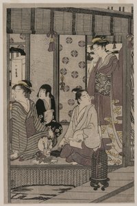 Morning Glory (ze série The Tale of Genji in Elegant Modern Dress) od Chobunsai Eishi