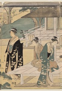 Kapitola Matsukaze z Příběhu Genjiho (ze série Příběh Genjiho v elegantních moderních šatech)