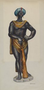 Slave reklamní postava od Chris Makrenos
