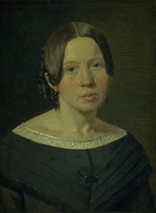 Portrét umělcovy švagrové Johanne Elisabeth Købke, rozené Sundbye od Christen Købke