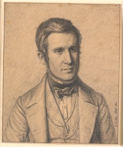 Portrét bratra umělcovy manželky Christen Christensen Købke (1817-1846) od Christen Købke