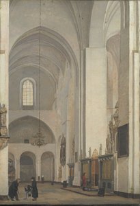 Příčná loď katedrály Århus od Christen Købke