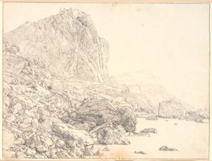 Pohled na Marina Piccola na Capri od Christen Købke