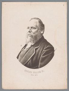 Portrét Viléma III Nizozemska King William III 1849-1874 (titul na předmětu) od Christiaan Bos