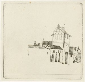 Městské hradby od Christiaan Friedrich Ruppe