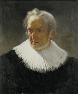 Starý muž v šatech ze 17. století od Christiaan Julius Lodewyck Portman