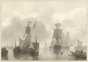 plachetnice od Christiaan Lodewijk Willem Dreibholtz