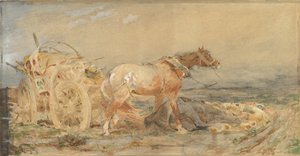 Opuštěné: bažiny Dunaje, před rokem 1887. od Christian Adolf Schreyer