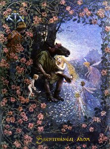 Sen noci svatojánské, kolem roku 1900 (ilustrace)