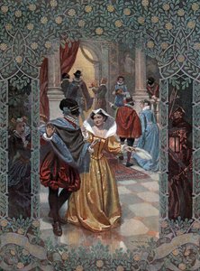 Mnoho hluku pro nic, cca 1900 (ilustrace)