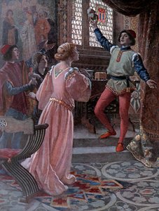 Kupec benátský, kolem roku 1900 (ilustrace)