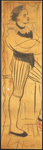 Triptych (kresba milenecké scény) (tužka na papíře) (viz také 742029-30)
