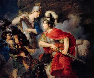 Alegorie Fridricha Velikého jako Persea Začátek sedmileté války, 1789
