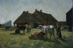 Studie pro Forme a Venoix (olej na plátně) od Christian Eriksen Skredsvig