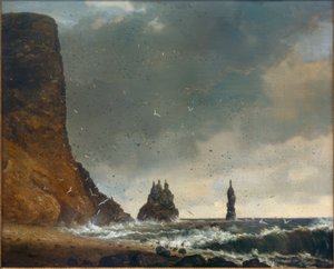 Skalnatá pobřežní krajina na Islandu od Christian Ezdorf