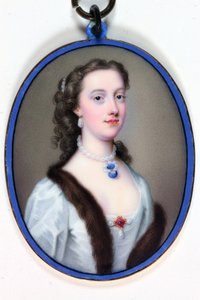 Lady Margaret Cavendish-Holles-Harley, vévodkyně z Portlandu (smalt)