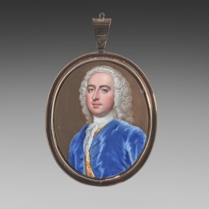 Portrét muže od Christian Friedrich Zincke