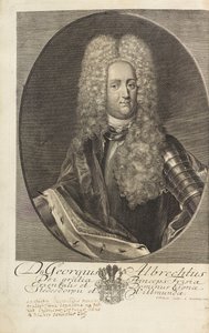 Portrét prince George Alberta z Východního Fríska 1690-1734, 1720.