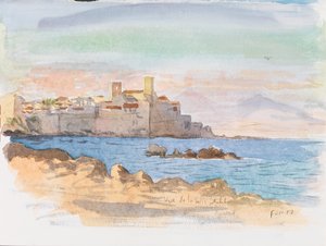 Antibes, 2017 (akvarel)