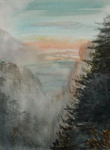 Sen o Paiyun Ting, 2015 (akvarel na papíře)