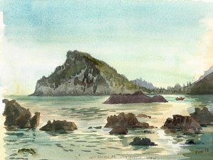 Palaiokastritsa, 2015 (akvarel)