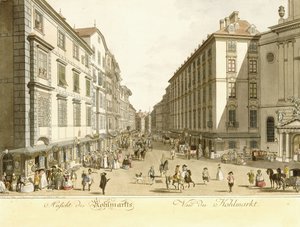 Pohled na Kohlmarkt, 1786