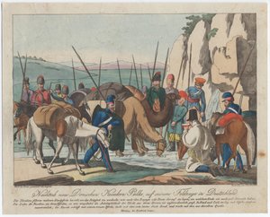 Donští kozáci odpočívající v Německu, cca 1814
