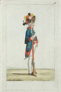 Granátník Preobraženského pluku, 1793