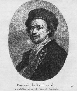 Portrét Rembrandta - z kabinetu pana le Comte de Baudouin, c1770