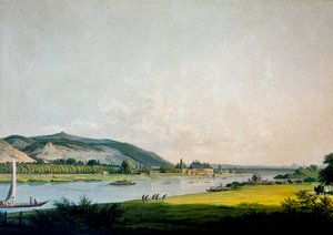 Pillnitz a okolí, u Drážďan (barevná rytina)