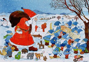 St. Nikolaus (wc na papíře)