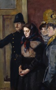 Albertine (náčrtek) od Christian Krohg