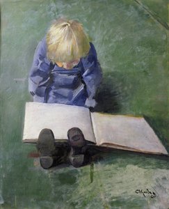 Malý Ebbe čte