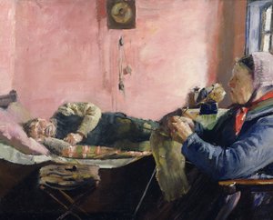 Odpolední spánek Nielse Gaihedeho od Christian Krohg
