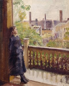Balkon v Grønnegate od Christian Krohg