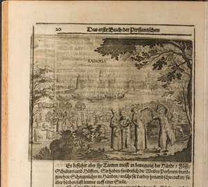 Pevnost Staraya Ladoga Ilustrace z Cesty k velkému vévodovi z Muscovy a králi