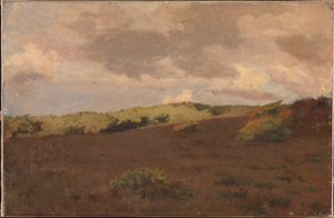 Krajina vřesoviště. Podzim od Christian Mourier Petersen