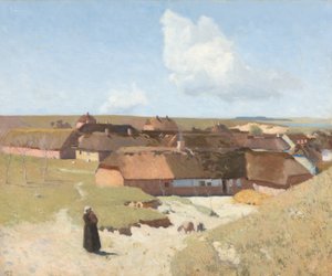 Jutská krajina. Jasný den v květnu od Christian Mourier Petersen