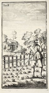 Zahradník Hoeing, hospoda. Erfurt v Durynsku, 1753-55 od Christian Reicharts